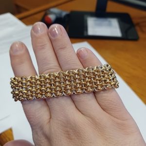 Adjustable chain link bracelet